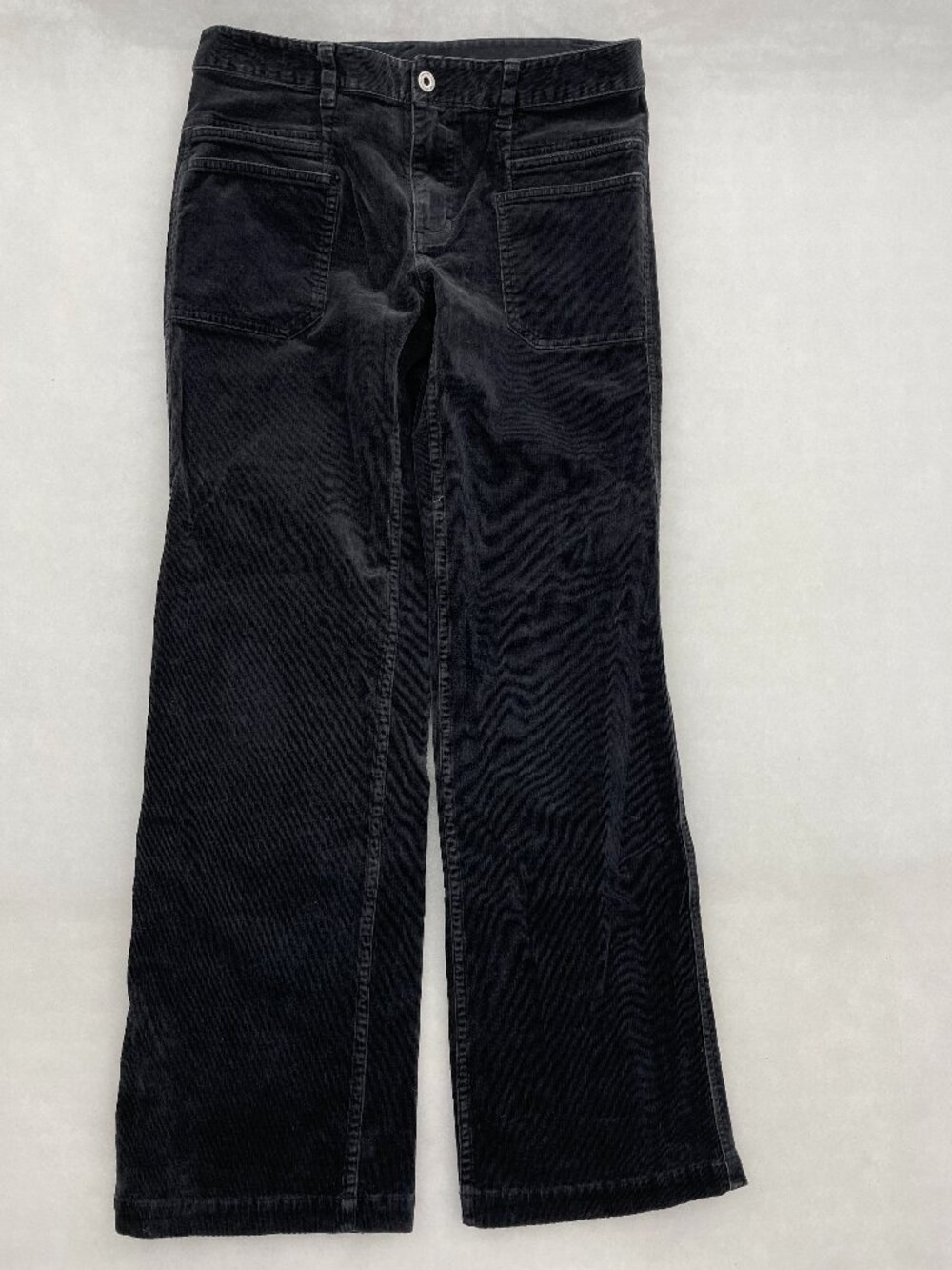 The North Face Black Corduroy Patch Pocket Straight Leg Pants Women's 8 32x31